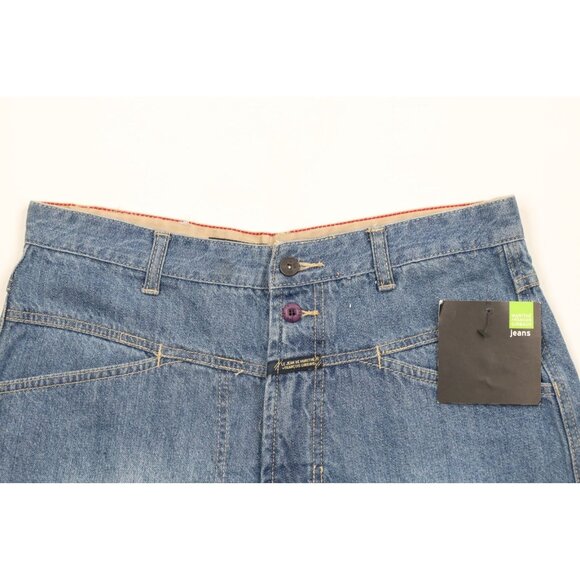 Deadstock Vtg 90s Marithe Francois Girbaud Mens 31 Baggy Denim Jean Shorts Jorts - Picture 2 of 10